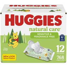 Wet Wipes Wipes & Washcloths Huggies Natural Care Sensitive Baby Wipes 768pcs