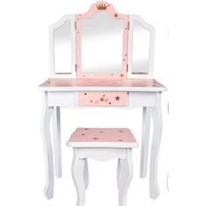 Kids Vanity Table and Chair Set