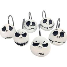 White Shower Curtain Hooks Jay Franco Disney Nightmare (JF09062) 12-pack