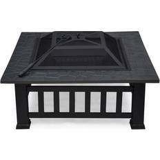 Metal Fire Pits & Fire Baskets Yaheetech Fire Pit 32"