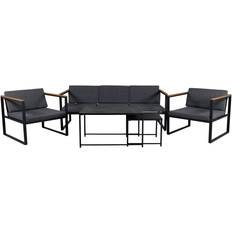 5 Loungeset Utemöbler Venture Design Dakar Loungeset, 2 Bord inkl. 2 Stolar & 1 Soffor