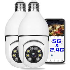 Light Bulb Camera 2-pack