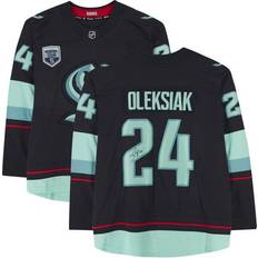 NHL Game Jerseys Fanatics Seattle Kraken Jamie Oleksiak 24. Breakaway Jersey with Inaugural Season Jersey Patch