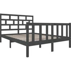 vidaXL Bed Frame Solid Pine 69.5cm 135x190cm