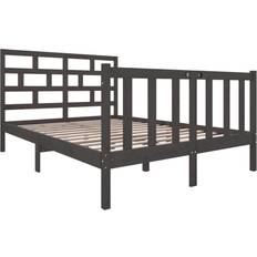 vidaXL Bed Frame Solid Pine 69.5cm Sängram 140x190cm