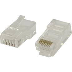 Kabeladaptere - RJ45-RJ45 Kabler Deltaco Deltaco RJ45 UTP Cat5e Mono Adapter 20 Pack