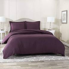 Washed Duvet Cover Purple, Green, Gray, Beige, White, Black, Orange, Pink, Blue (228.6x228.6)