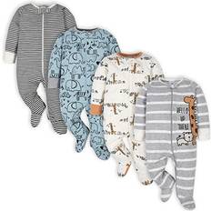 Long Sleeves Pajamases Gerber Baby Boy's Sleep 'N Play Footie 4-pack