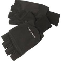 Sort Fiskehandsker Kinetic Wind Stop Foldover Mitt