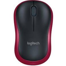 Logitech M185 Wireless Mouse, Red