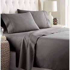 Danjor Linens 1800 Bed Sheet Grey, Blue, White, Beige (266.7x)