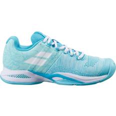 Turquoise - Women Racket Sport Shoes Babolat Propulse Blast All Court W - Tanager Turquoise