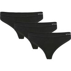 Hummel Juno Seamless Thong 3-pack - Black
