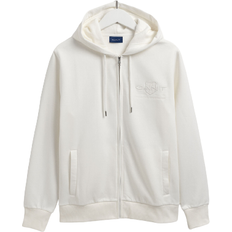 Gant Tonal Archive Shield Zip Up Hoodie