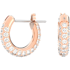 Swarovski Hoop Earrings - Rose Gold/Transparent