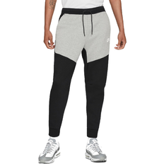 Nike Men's Sportswear Tech Fleece Joggers - Black/Dark Grey Heather/White