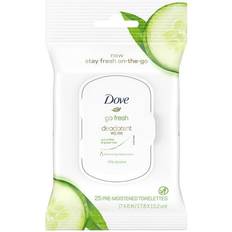 Calming Intimate Wipes Dove Go Fresh Cucumber & Green Tea Deo Wipes 25-pack