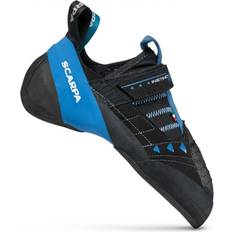 Synthetic - Women Climbing Shoes Scarpa Instinct VSR - Black/Azure