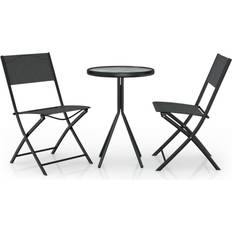 Be Basic 318765 Ensemble de Bistrot, 1 Table incluse 2 Chaises