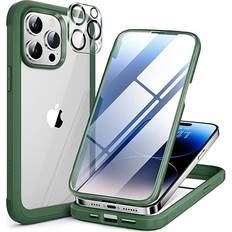 Bumpers Bumper Case with 9H Tempered Glass with Camera Lens 2 Pcs for iPhone 14 Pro Max