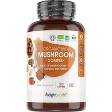 WeightWorld Organic Mushroom Capsules 180 st