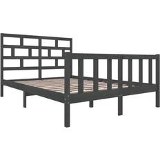 vidaXL Bed Frame Solid Pine 69.5cm Sängram