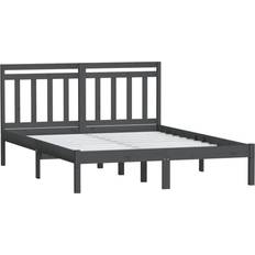 vidaXL Bed Frame Solid Pine 100cm Sängram 135x190cm