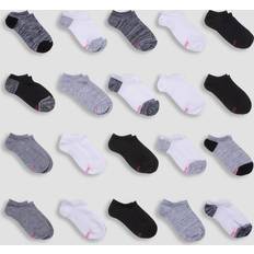 Hanes Girls’ No Show Socks 20-Pack