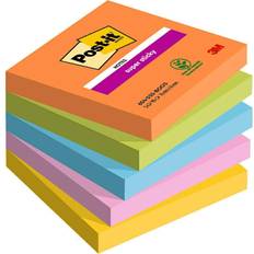 3M Sticky Notes 3M Post It Super Sticky Notes Boost Colour Collection 76mmx76mm 450pcs Multicolour