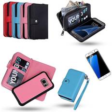 Leather Wallet Case for Galaxy S7
