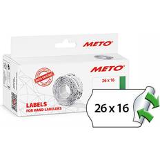 Hvid Prismærkepistoler Meto White Removable Price Tags 26x16mm