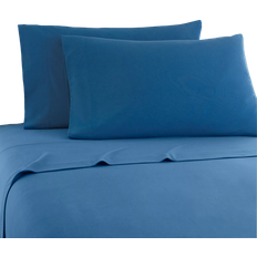 Micro Flannel Solid Bed Sheet Red, Purple, Blue, Green, Grey, Beige, White, Black (279.4x)