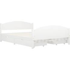 vidaXL Bed Frame with 2 Drawers 73.5cm