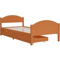 vidaXL Bed Frame with 2 Drawers 73.5cm