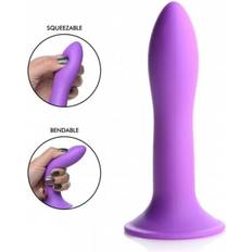 XR Brands Flexible Silicone Dildo Purple