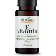 Närokällan Vitaminer & Kosttillskott Närokällan E-Vitamin 200IE 100 kapslar 100 st