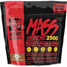 Prises de masse Mutant Mass Extreme 2500, 2,72 kg, Variationer Triple Chocolate