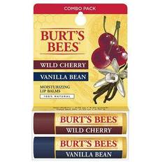 Burt's Bees Lip Balms Burt's Bees Wild Cherry/Vanilla Bean Lip Balm Twin Pack