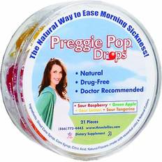 Zwangerschap Supplementen Three Lollies Preggie Pop Drops 21 pcs