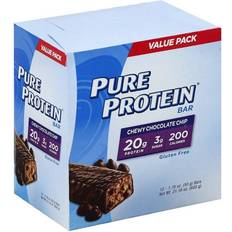 Bars Pure Protein Chewy Chocolate Chip Bar 12