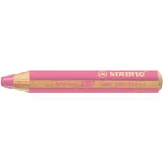 Pink Coloured Pencils Stabilo Aquarellfarbstift WOODY rosa