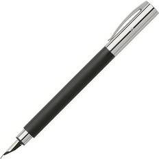 Negro Plumas estilográficas Faber-Castell Ambition Fountain Pen Fine Nib (F) Precious Resin Black (FC148141)