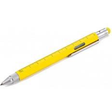 Yellow Ballpoint Pens Troika Kugelschreiber Construction tool pen, gelb