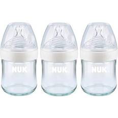 Nuk Baby Bottle Nuk Simply Natural Glass Baby Bottles 3-pack