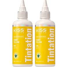 Kiss Tintation Semi-Permanent Hair Color Funky Yellow 148ml 2-pack