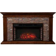 Brown Fireplaces Southern Enterprises Canyon Heights FE9023