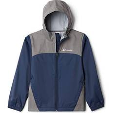 Columbia Boy's Glennaker Rain Jacket - Collegiate Navy/City Grey