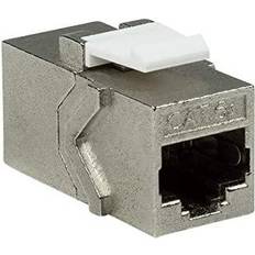 LogiLink Keystone RJ45-RJ45 Cat6a STP Adapter F-F