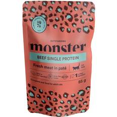 Monster beef Monster Cat Pouches Adult Beef 85