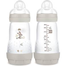 Mam Baby Bottle Mam Easy Start Matte Anti-Colic Baby Bottles Medium Flow Nipples 2-pack